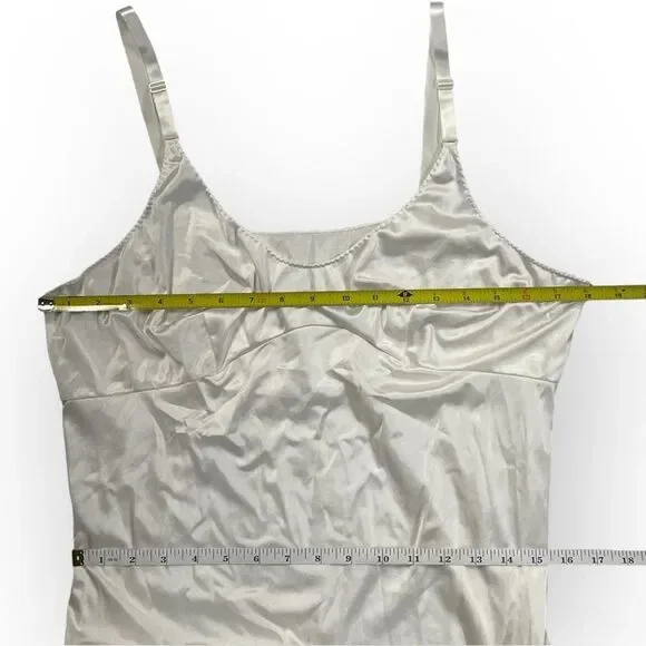 Vintage Full chemise long slip gown nightgown, size 40 (bra size). Approx XL - Picture 11 of 13